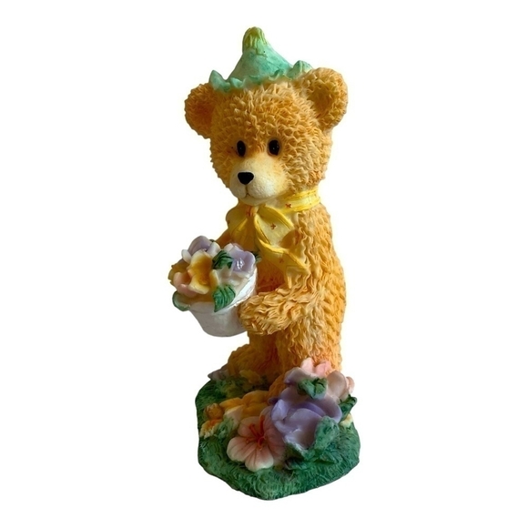 Teddy Bear Statue ENESCO Cherished Teddies Collector’s Figurine Bear Sculpture - Picture 2 of 5